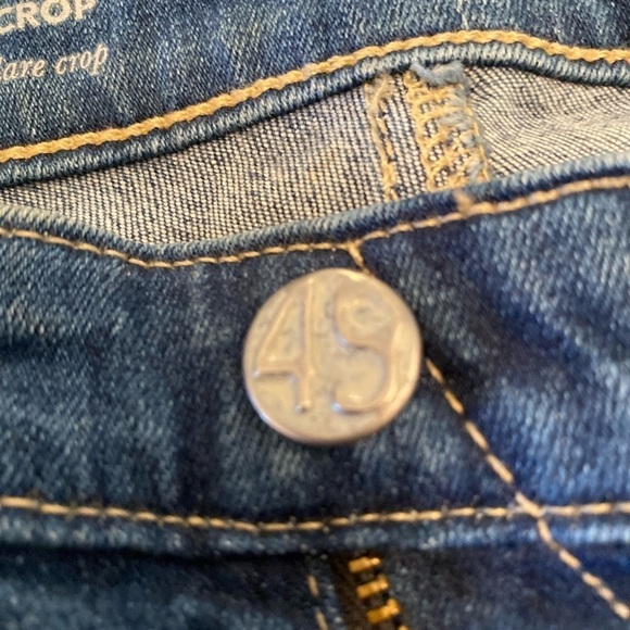 Ag The Jodi high rise slim flare crop size 24 distressed - Picture 6 of 13